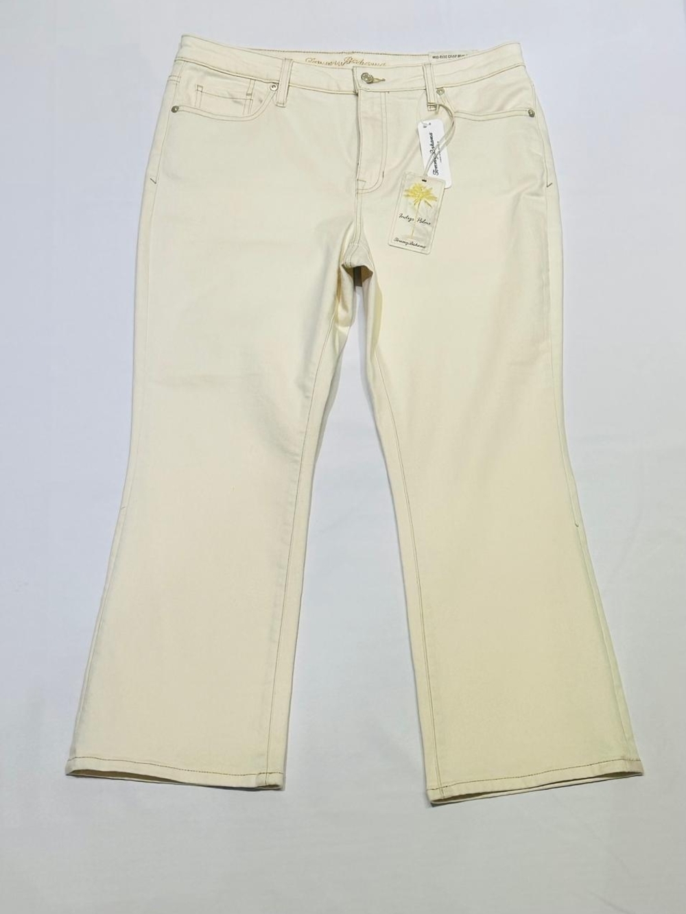 Tommy Bahama Cream Mide - Rise Indigo Palms Women's Jeans - Picture 5 of 5